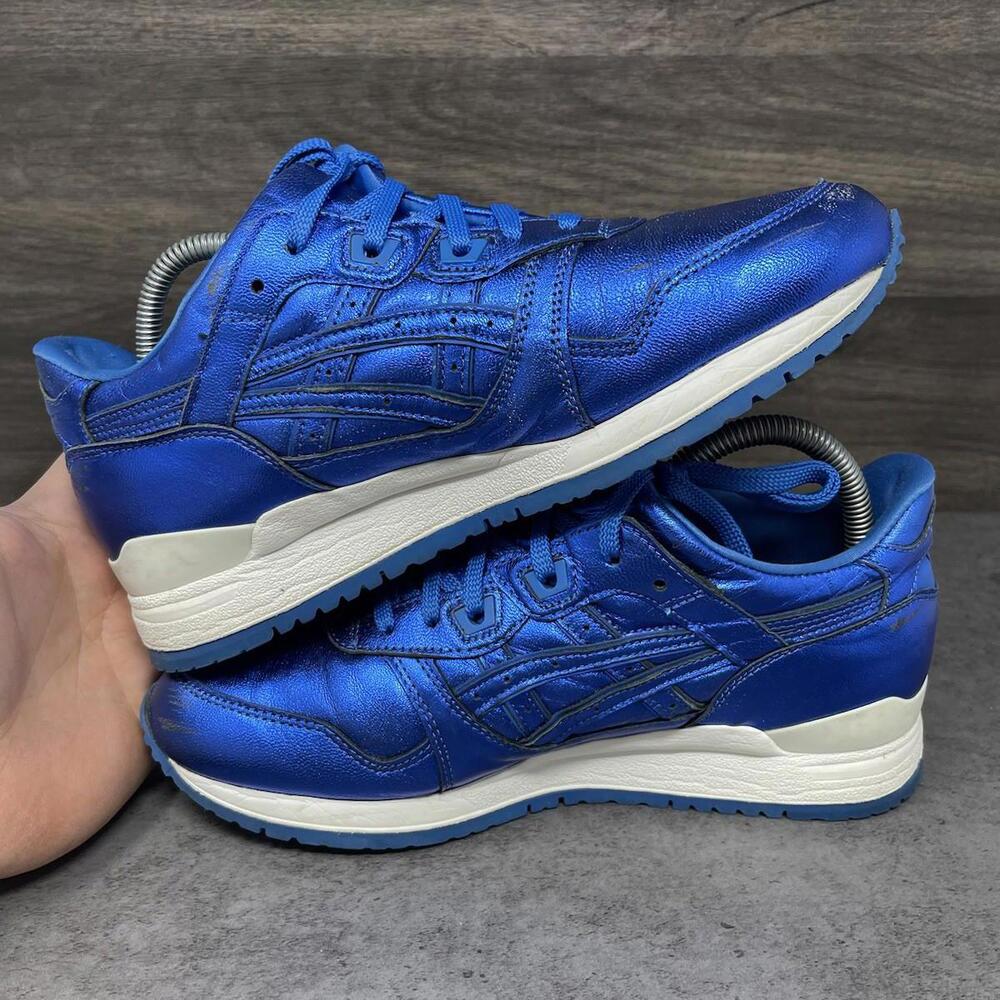 Asics Gel Lyte 3 Sneakers Womens Size 7.5 Blue Running Shoes H6E5L - Picture 7 of 11